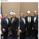 Left: Lev Parnas and Rep. Pete Sessions. Right: Lev Parnas, Rep. Lev Parnas, Rep. Pete Sessions and David Correia